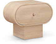 Harlow Solid Wood And Oak Veneer Nightstand in Natural - 752Natural-NS