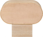 Harlow Solid Wood And Oak Veneer Nightstand in Natural - 752Natural-NS