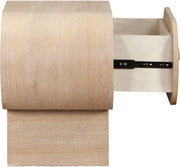 Harlow Solid Wood And Oak Veneer Nightstand in Natural - 752Natural-NS