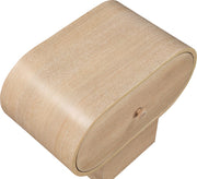 Harlow Solid Wood And Oak Veneer Nightstand in Natural - 752Natural-NS
