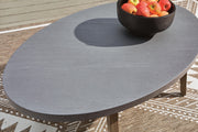 Harmony Headlands Outdoor Sofa and Loveseat with Coffee Table in Natural/Gray - PKG024572