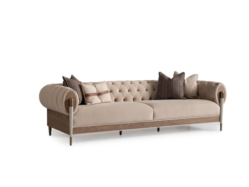 Harmony Stationary Four Seater Chester Sofa in Cream - 200-GAB-HAR-4C