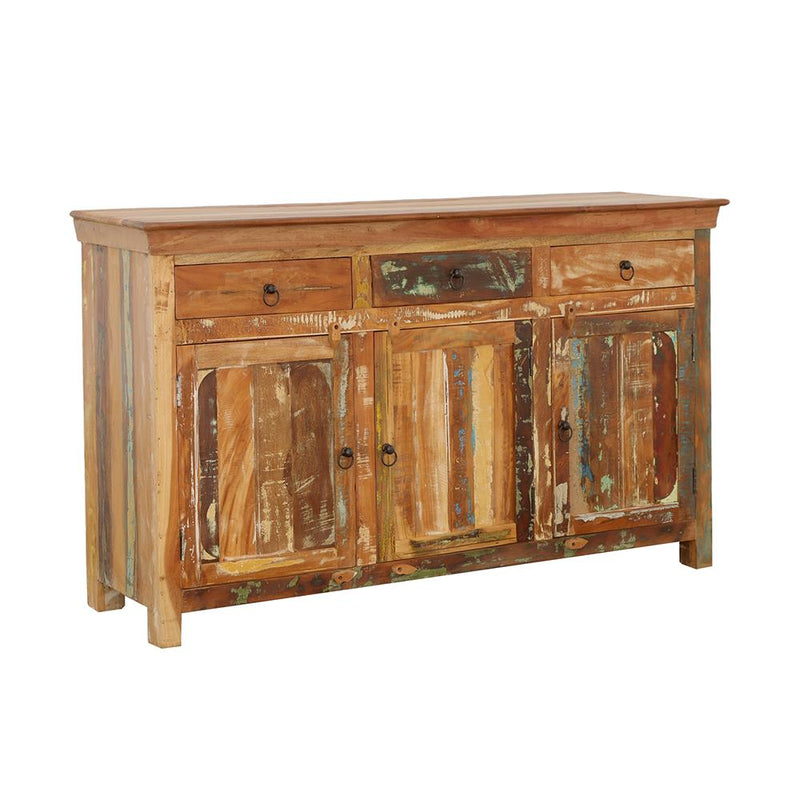 Harper 3-door Solid Reclaimed Wood Accent Cabinet Brown - 950367