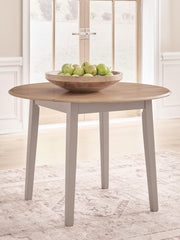Harperfeld Natural/Gray Dining Drop Leaf Table - PCD403-15