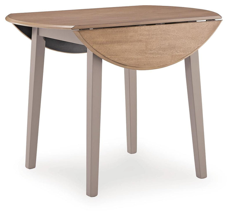 Harperfeld Natural/Gray Dining Drop Leaf Table - PCD403-15