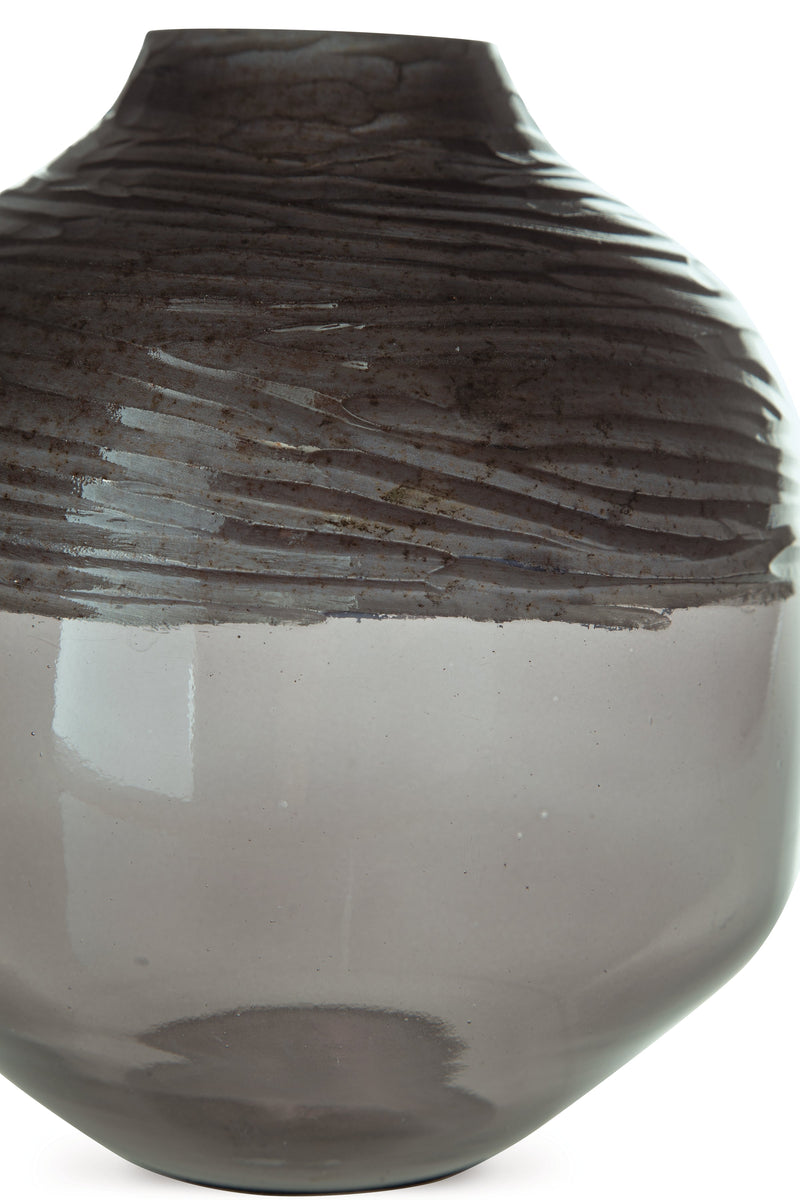 Harpwick Metallic Gray Vase - A2000727