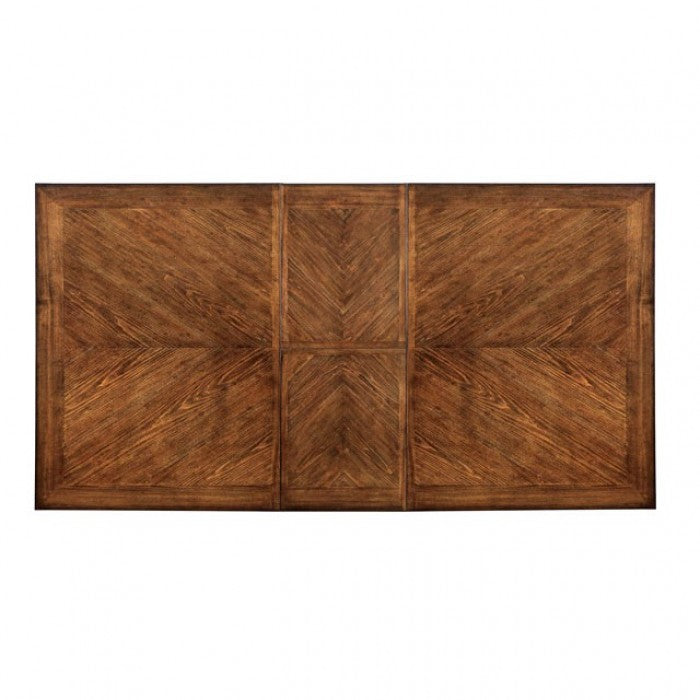 Harrisburg Vintage White/Dark Oak Dining Table - CM3216T