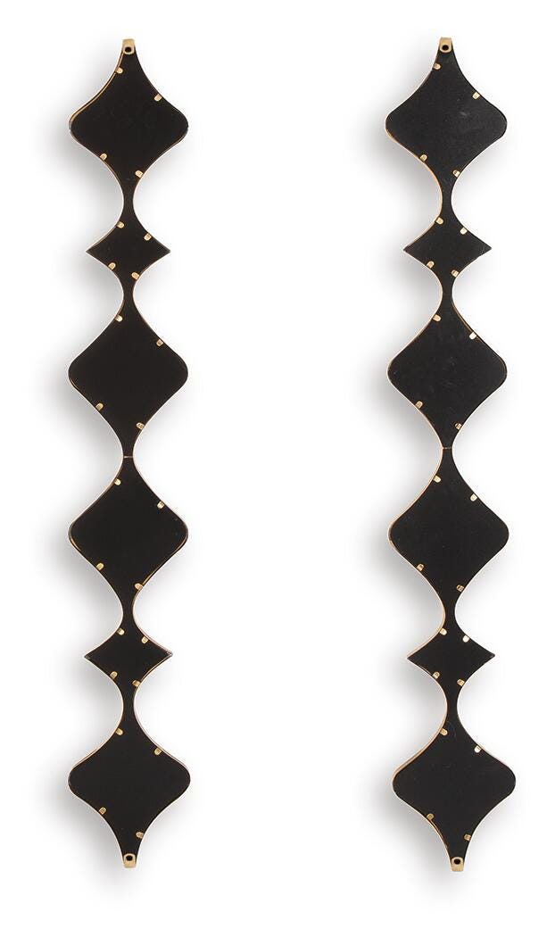 Harriswood Gold Finish Accent Mirror Set (Set of 2) - A8010354