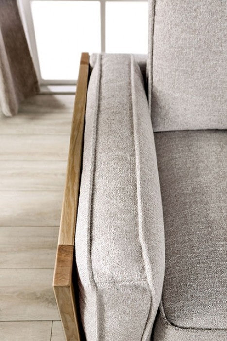Harstad Light Brown/Natural Loveseat - CM9983LB-LV