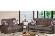 Hartford Brown Living Room Set - Gate FurnitureLiving Room Set