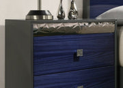 Hartlepool Ash Gray/Indigo Blue Nightstand - FM7250BL-N