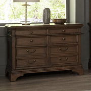 Hartshill 5-drawer Home Office File Cabinet Burnished Oak - 881284