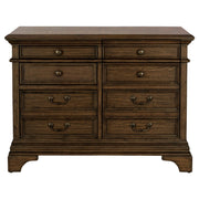 Hartshill 5-drawer Home Office File Cabinet Burnished Oak - 881284