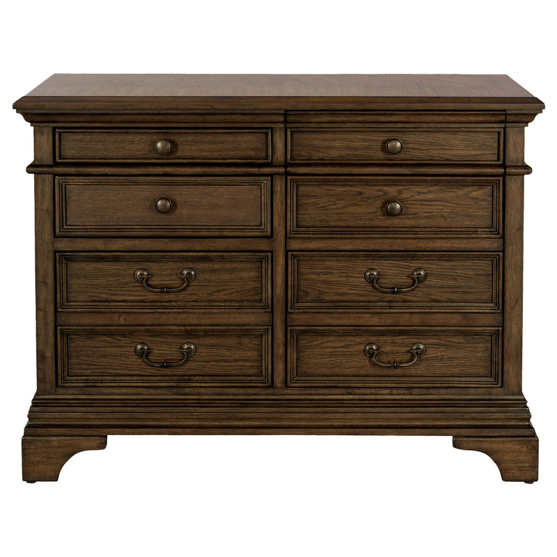 Hartshill 5-drawer Home Office File Cabinet Burnished Oak - 881284