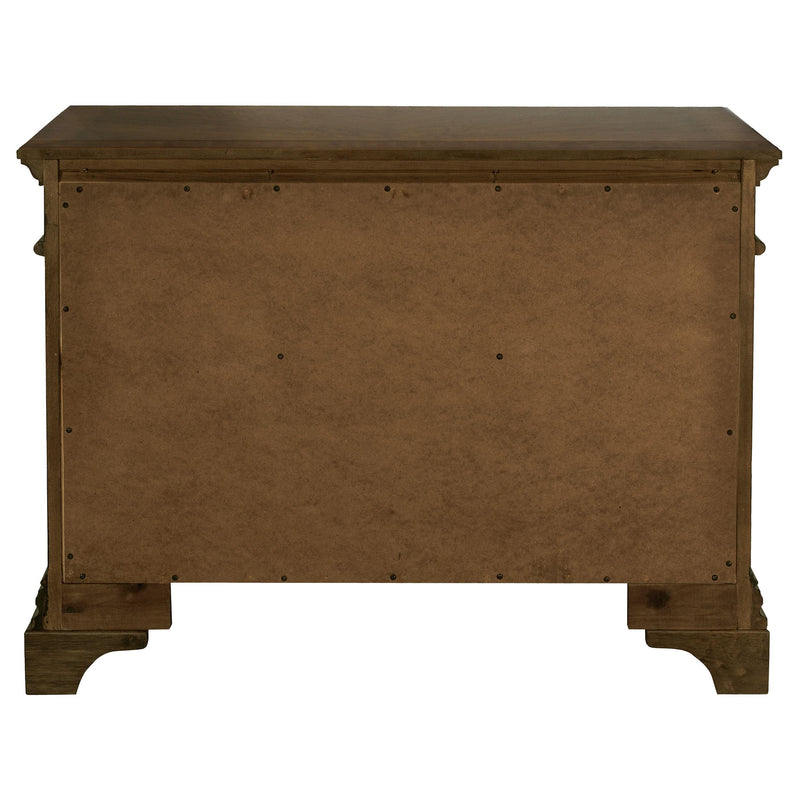 Hartshill 5-drawer Home Office File Cabinet Burnished Oak - 881284