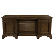 Hartshill 72-inch 7-drawer Executive Desk Burnished Oak - 881281