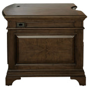 Hartshill 72-inch 7-drawer Executive Desk Burnished Oak - 881281