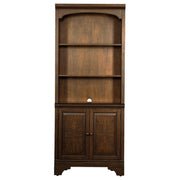 Hartshill 78-inch 3-shelf Cabinet Bookcase Burnished Oak - 881286