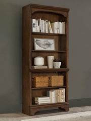 Hartshill 78-inch 5-shelf Bookcase Burnished Oak - 881285
