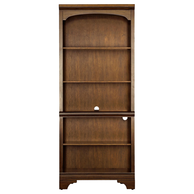Hartshill 78-inch 5-shelf Bookcase Burnished Oak - 881285