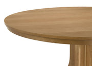 Hartville 7-piece Round Dining Table Set Natural Light Brown - 109460-S7