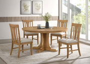 Hartville Dining Side Chair Natural Light Brown (Set of 2) - 109462