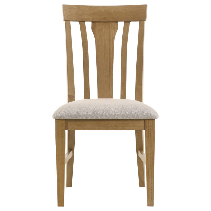 Hartville Dining Side Chair Natural Light Brown (Set of 2) - 109462