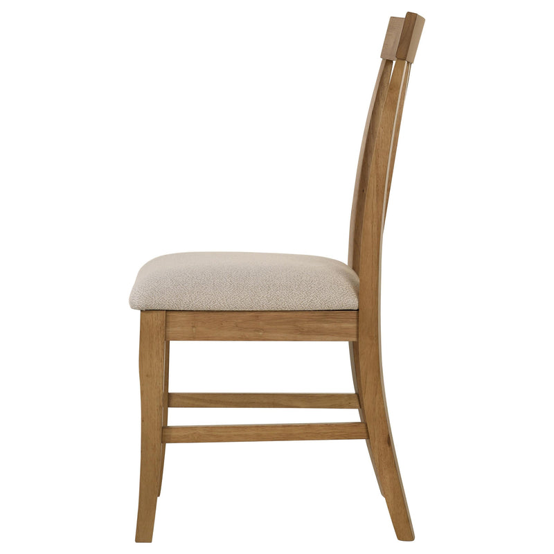 Hartville Dining Side Chair Natural Light Brown (Set of 2) - 109462