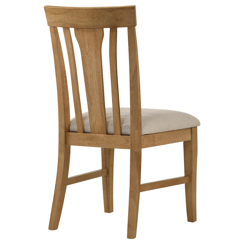 Hartville Dining Side Chair Natural Light Brown (Set of 2) - 109462