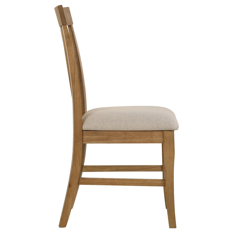 Hartville Dining Side Chair Natural Light Brown (Set of 2) - 109462