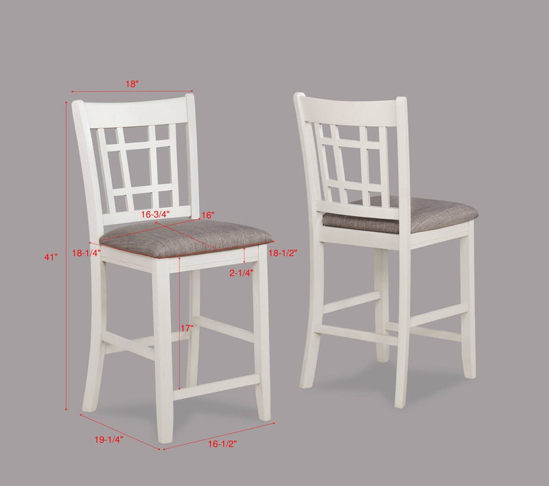 Hartwell Chalk Gray Counter Height Dining Set - Gate FurnitureCounter Height Set