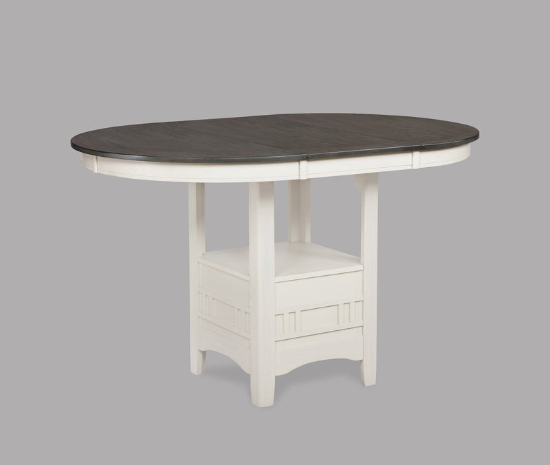Hartwell Chalk Gray Counter Height Dining Set - Gate FurnitureCounter Height Set