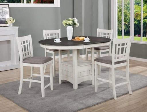 Hartwell Chalk/Gray Counter Height Chair, Set of 2 - Gate FurnitureCounter Height Chair