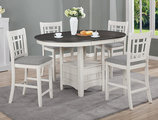 Hartwell Contr Ht Chair Chalk Grey, Set of 2 - 2795CG-S-24