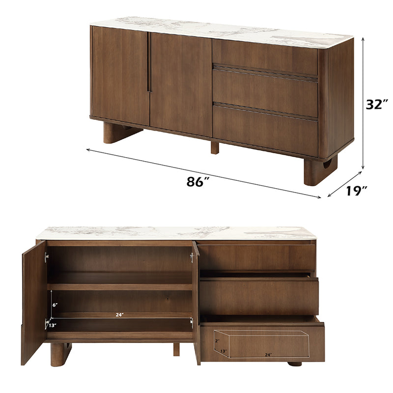 Harvey Server w/Ceramic Top - DN06133