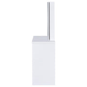 Harvey Vanity Set with Lift-Top Stool White - 300290
