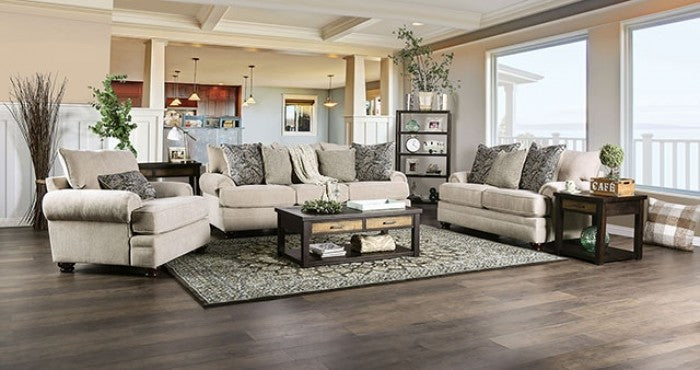Hatfield Cream Loveseat - SM5158-LV