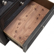 Hatton Cross Weathered Black Nightstand - FM79011BK-N