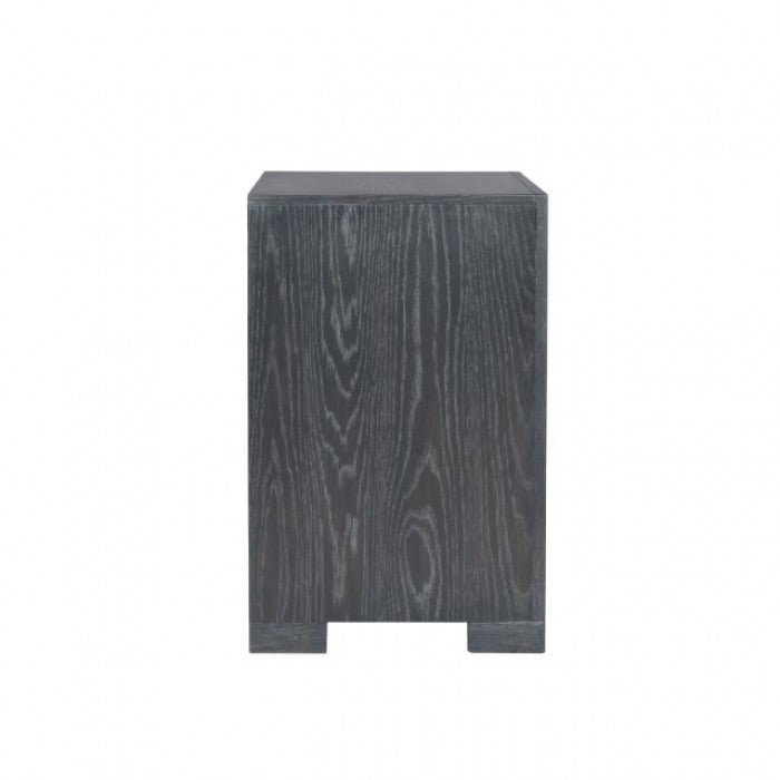 Hatton Cross Weathered Black Nightstand - FM79011BK-N