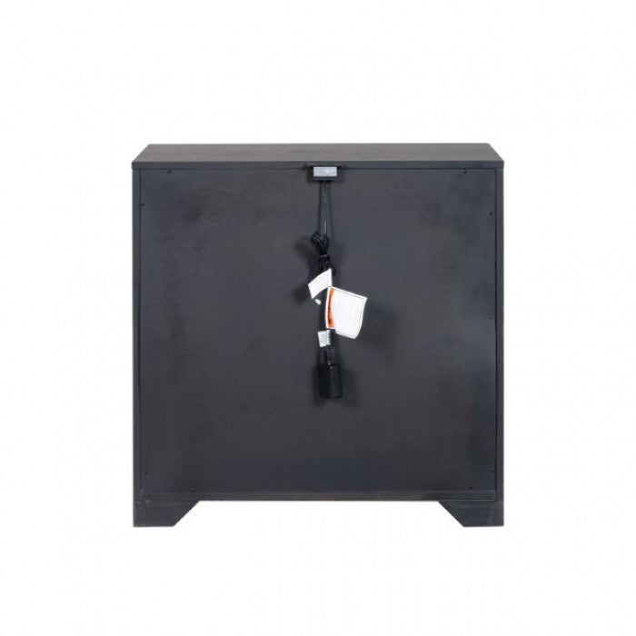Hatton Cross Weathered Black Nightstand - FM79011BK-N