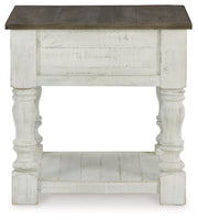 Havalance Coffee Table with 2 End Tables in White/Gray - PKG013789