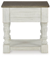 Havalance Coffee Table with 2 End Tables in White/Gray - PKG013789