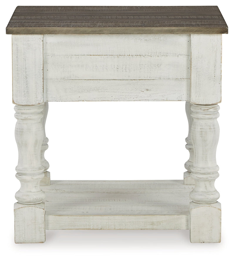 Havalance Coffee Table with 2 End Tables in White/Gray - PKG013789