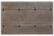 Havalance Gray/White Sofa/Console Table - Gate FurnitureSofa Table