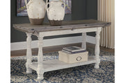 Havalance Gray/White Sofa/Console Table - Gate FurnitureSofa Table