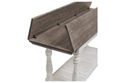 Havalance Gray/White Sofa/Console Table - Gate FurnitureSofa Table