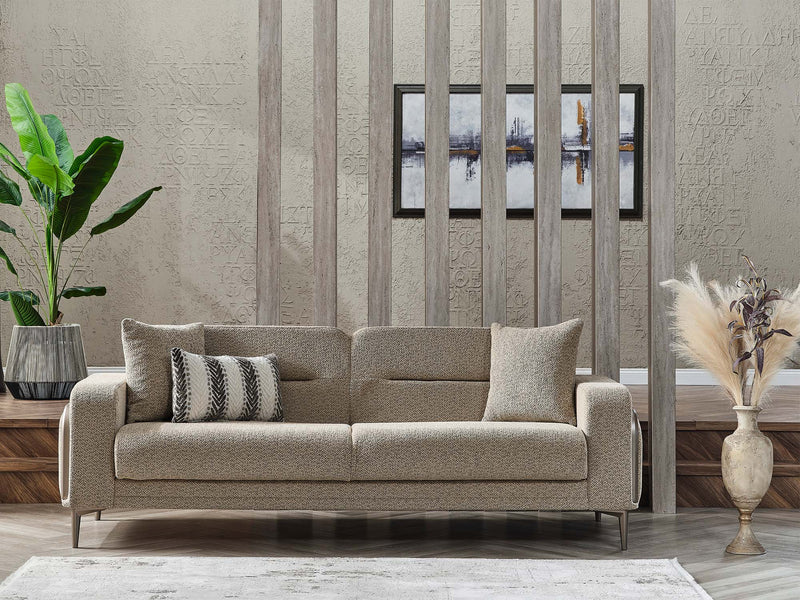 Havana 3-pieces (Sofa & Loveseat & Chair) Livingroom in Beige - 200-SER-HAV-PINAR07-321