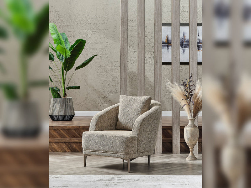 Havana 3-pieces (Sofa & Loveseat & Chair) Livingroom in Beige - 200-SER-HAV-PINAR07-321