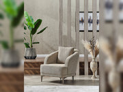 Havana 3-pieces (Sofa & Loveseat & Chair) Livingroom in Light Grey - 200-SER-HAV-PINAR21-321
