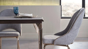 Havana 6343 Dining Chair 2Pcs (Gray) - Gate FurnitureDining Chair